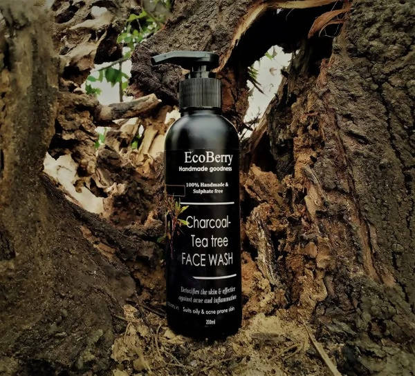Ecoberry Handmade Charcoal - Tea Tree Face Wash | Grocsy