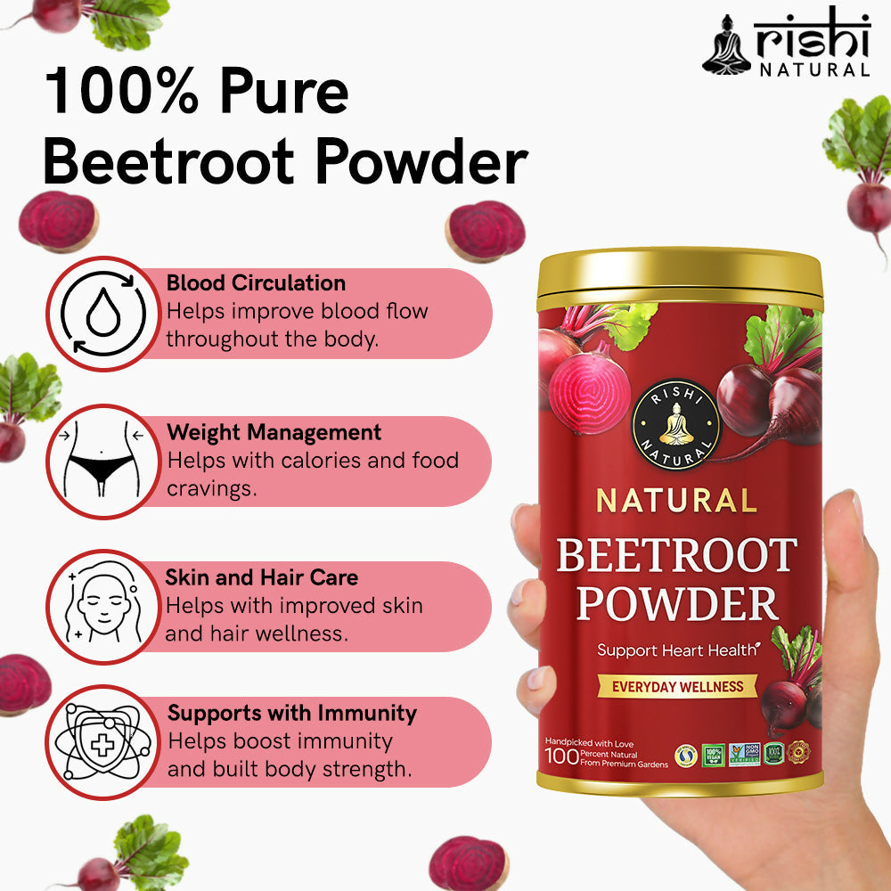Rishi Natural Beetroot Powder | Grocsy