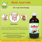 Basic Ayurveda Liv- Lac Liver Syrup | Grocsy