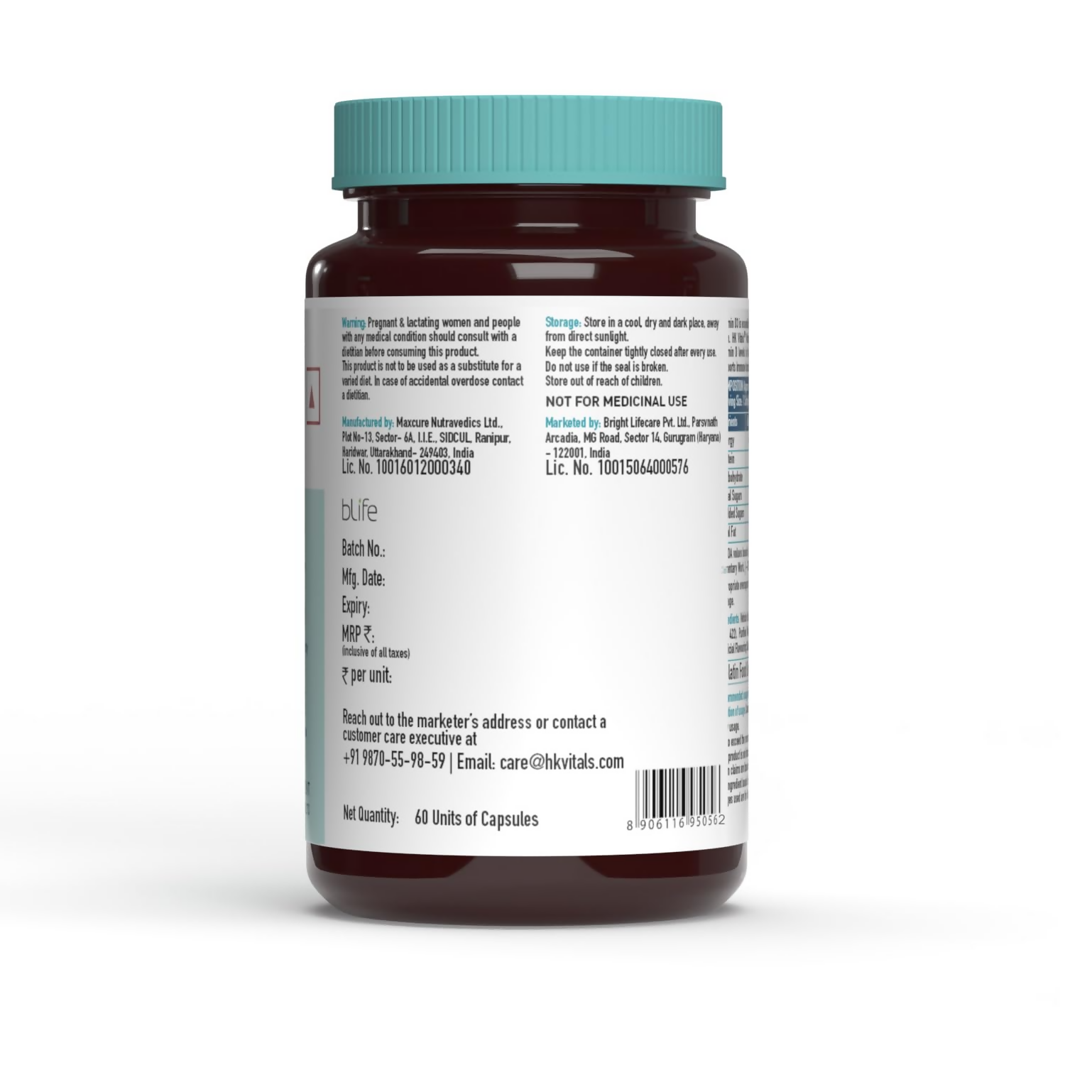 HK Vitals Vitamin D3 Capsules | Grocsy
