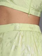 Ahalyaa Women's Traditional Wear Co-ods - Green | Grocsy