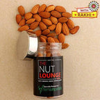 Beautiful Kanha Rakhi & Almonds Jar | Grocsy