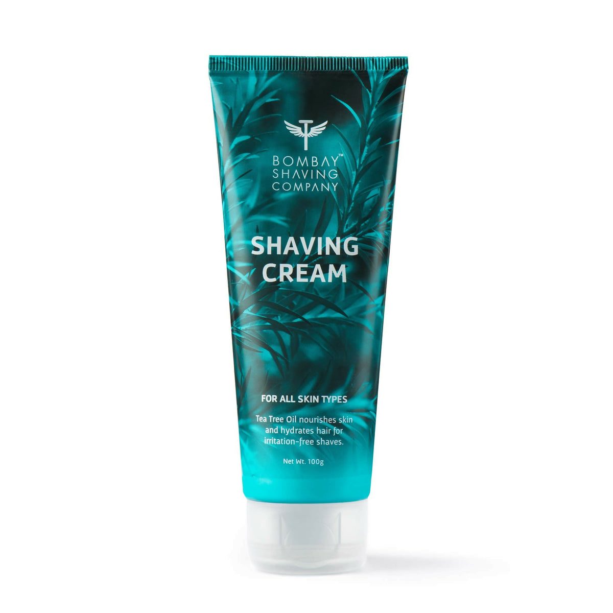 Bombay Shaving Company Shaving Cream with Tea Tree oil, Aloe Vera & Menthol Extracts | Grocsy