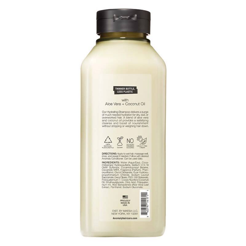 Anomaly by Priyanka Chopra Hydrating Shampoo With Aloe Vera & Coconut Oil, Hydration For Dull & Dry Hair | Grocsy