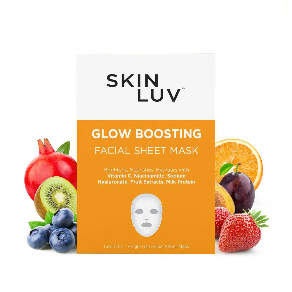 SkinLuv Glow Boosting Facial Sheet Mask | Grocsy