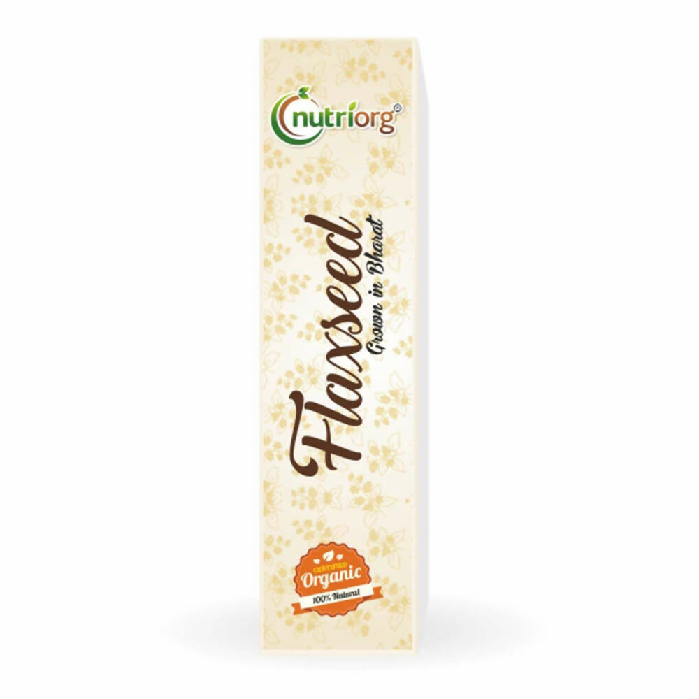 Nutriorg Organic Raw Flaxseeds | Grocsy
