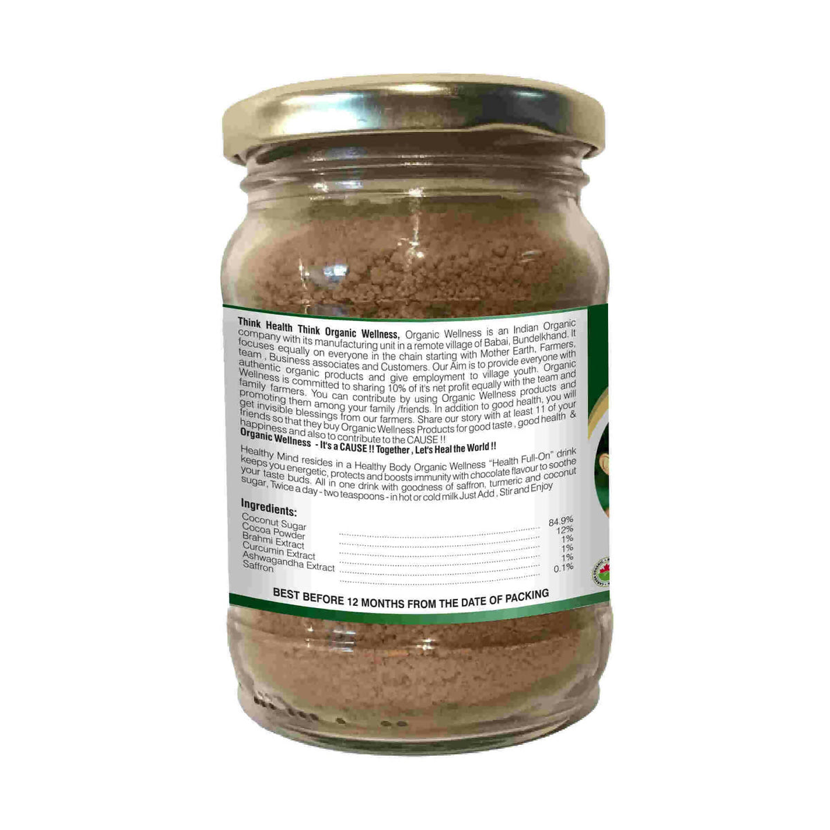 Organic Wellness Health Full On Choco Milk Mix | Grocsy