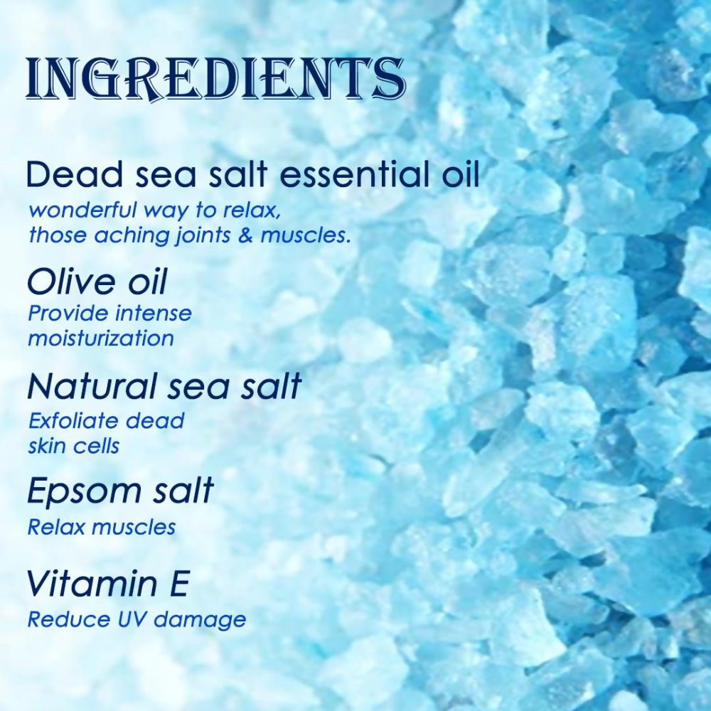 VedicAyurveda Dead Sea Bath Salt | Grocsy