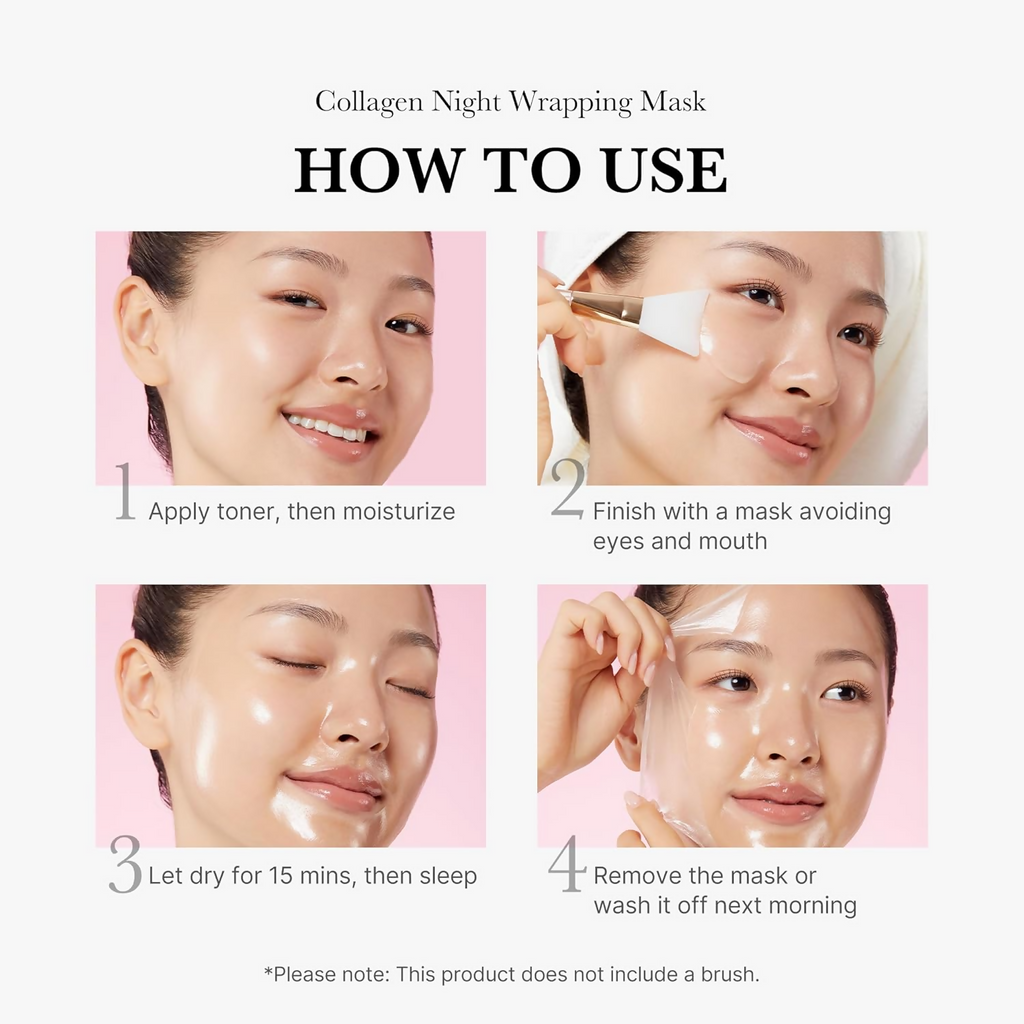 Medicube Collagen Overnight Wrapping Peel Off Facial Mask Pack | Grocsy