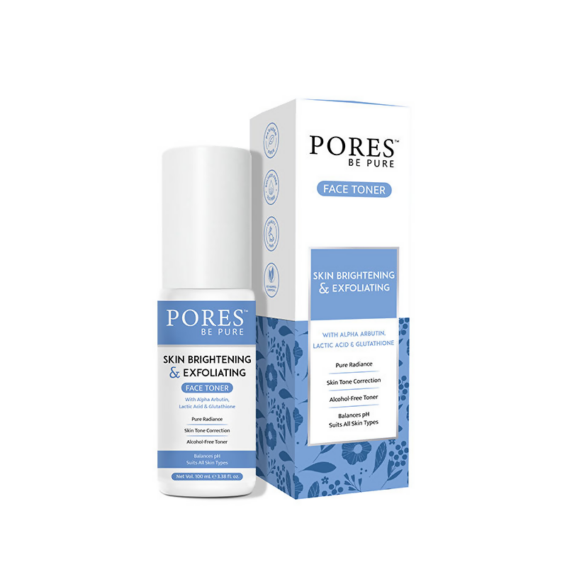 Pores Be Pure Skin Brightening & Exfoliating Face Toner | Grocsy