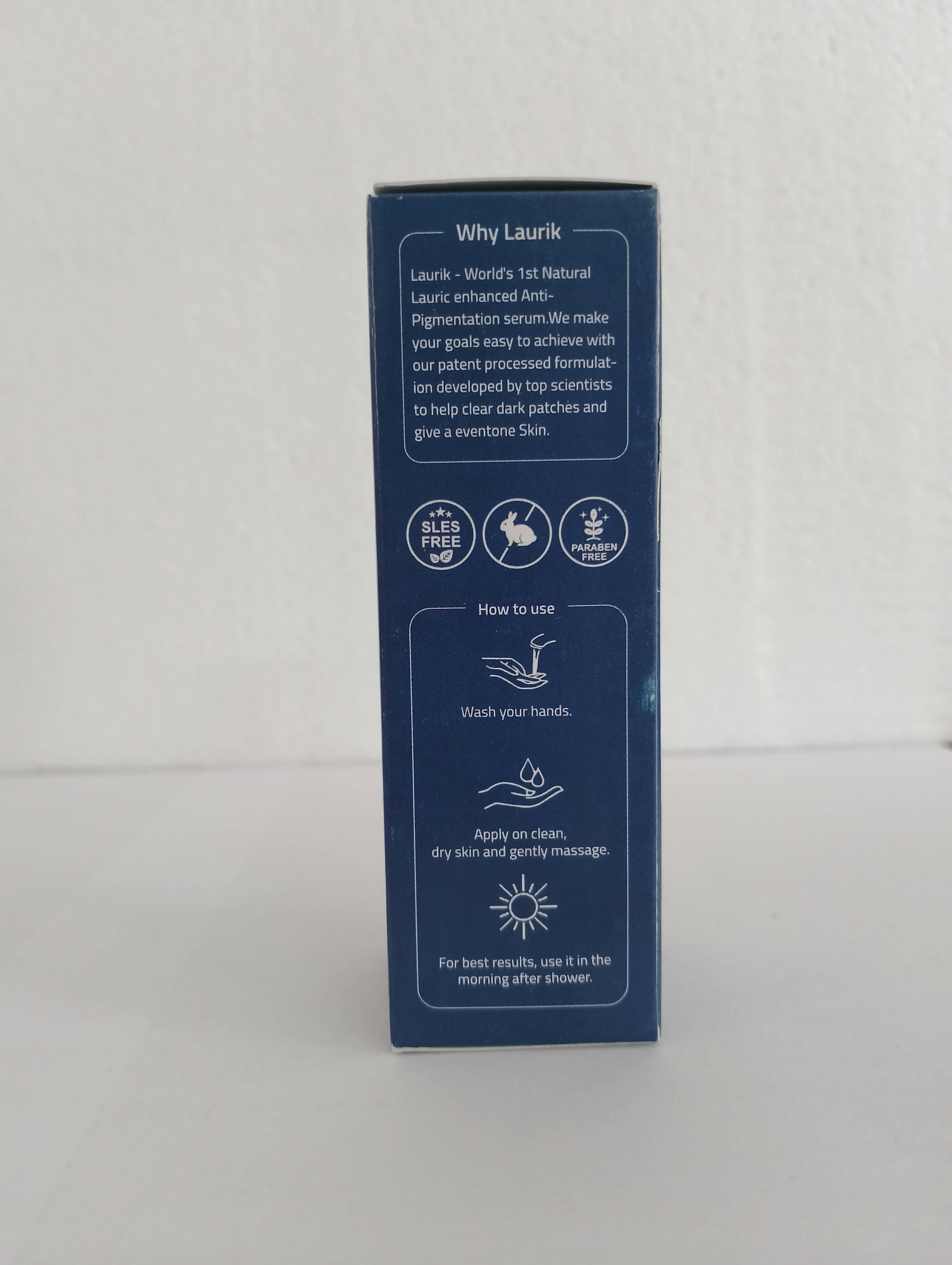 Laurik Anti Pigmentation & Lightening Serum For Men & Women with Alpha Arbutin, Retinol, Niacinamide & Vit-C for Dark Patches & Spots | Grocsy