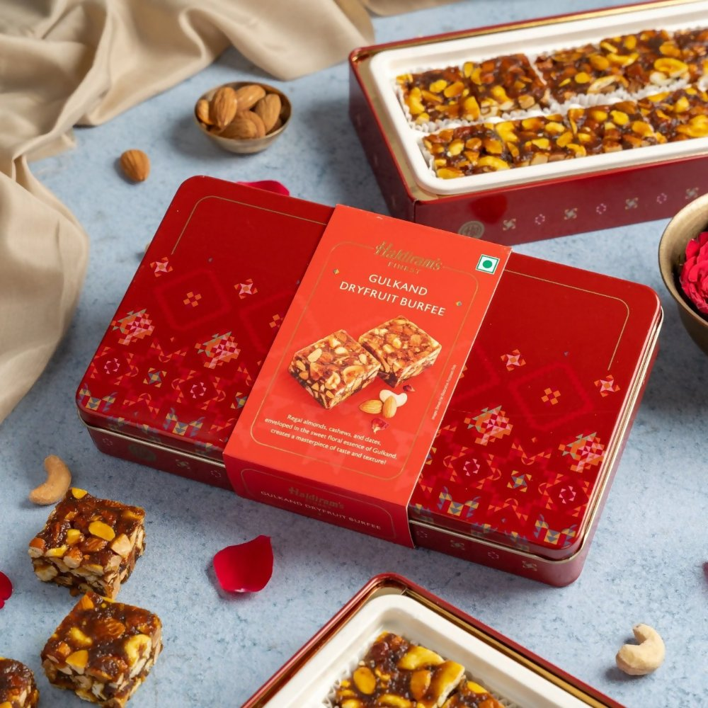 Haldiram's Gulkand Dryfruit Burfee | Grocsy