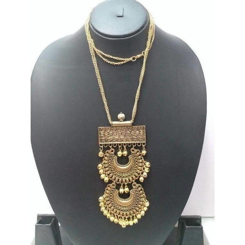 MS Fashion India Latest Design Gold Pendent Necklace For Women | Grocsy