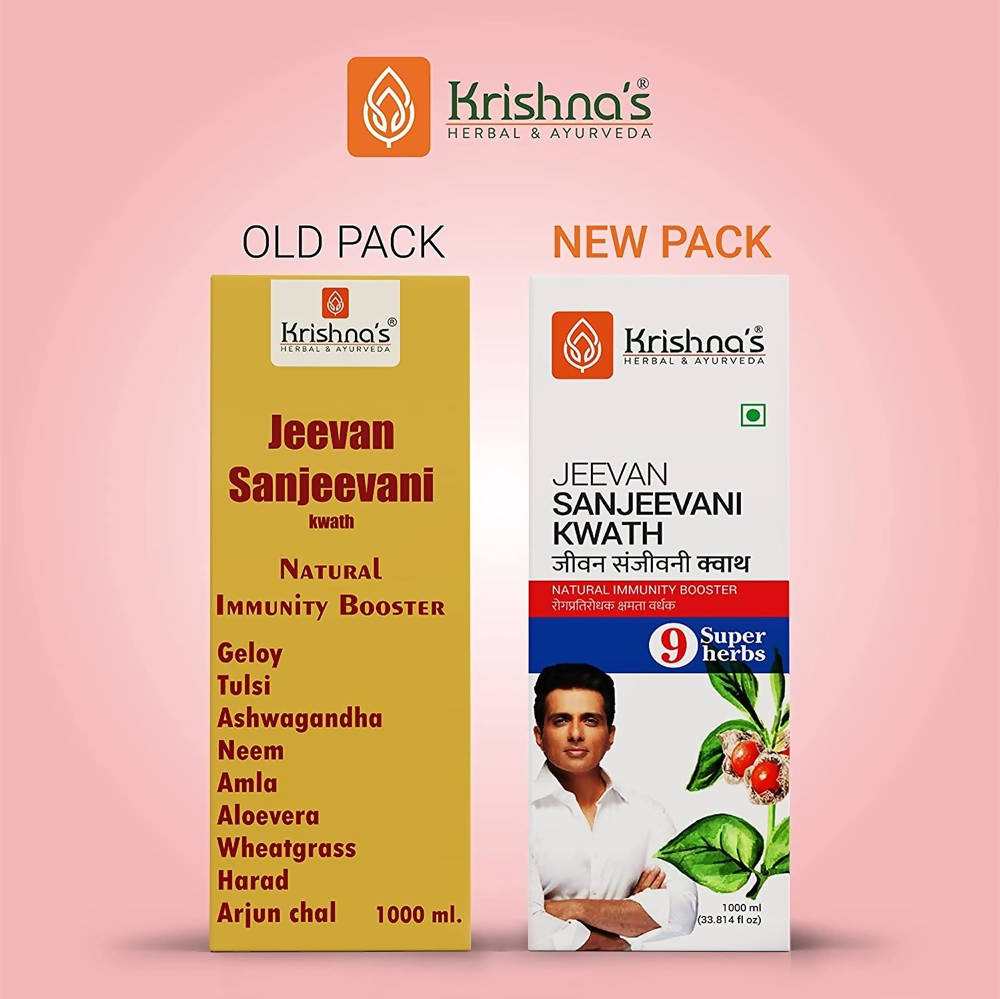 Krishna's Herbal & Ayurveda Jeevan Sanjeevani Kwath Juice | Grocsy