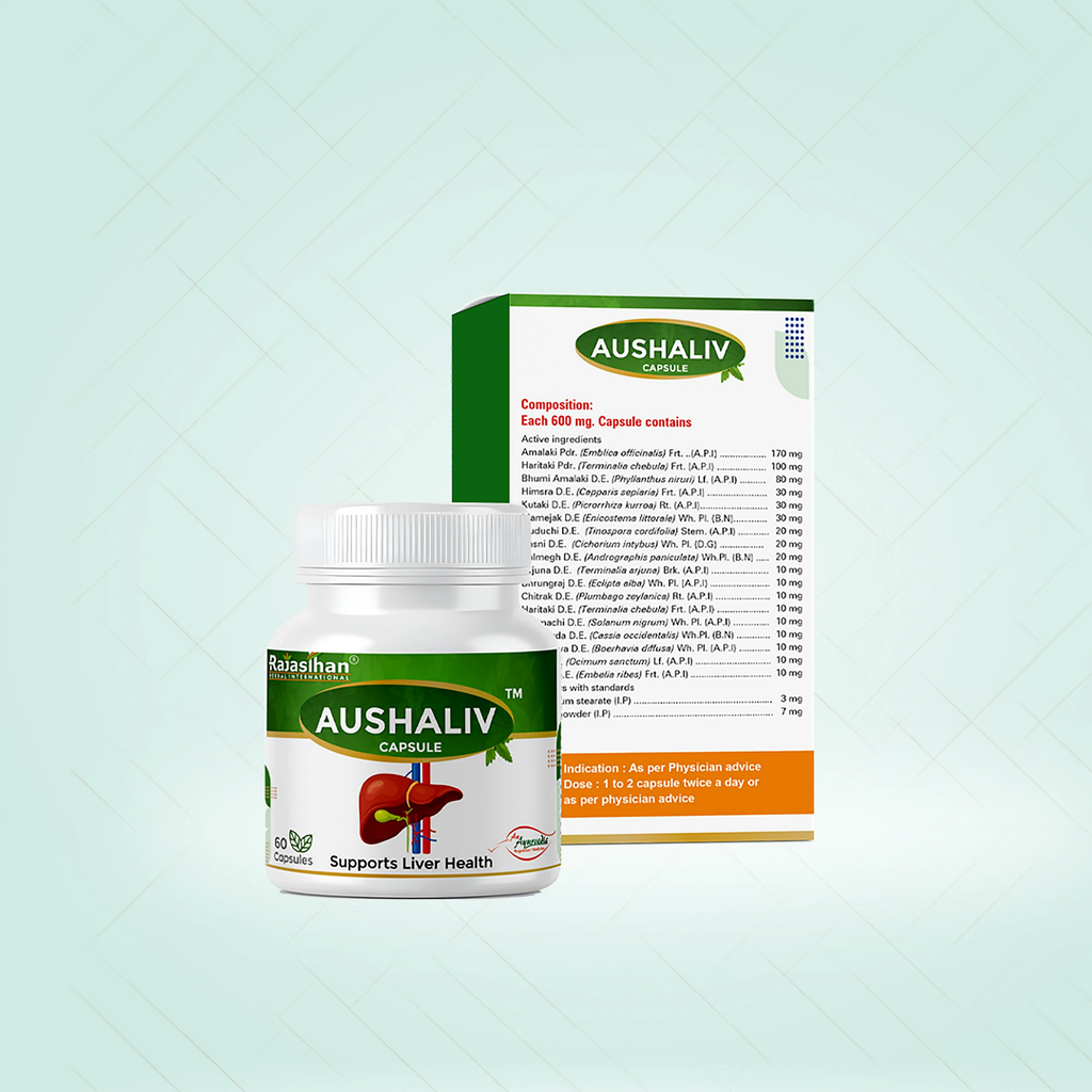 Rajasthan Herbals Aushaliv Capsules | Grocsy