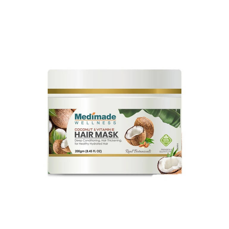 Medimade Wellness Coconut & Vitamin E Hair Mask | Grocsy