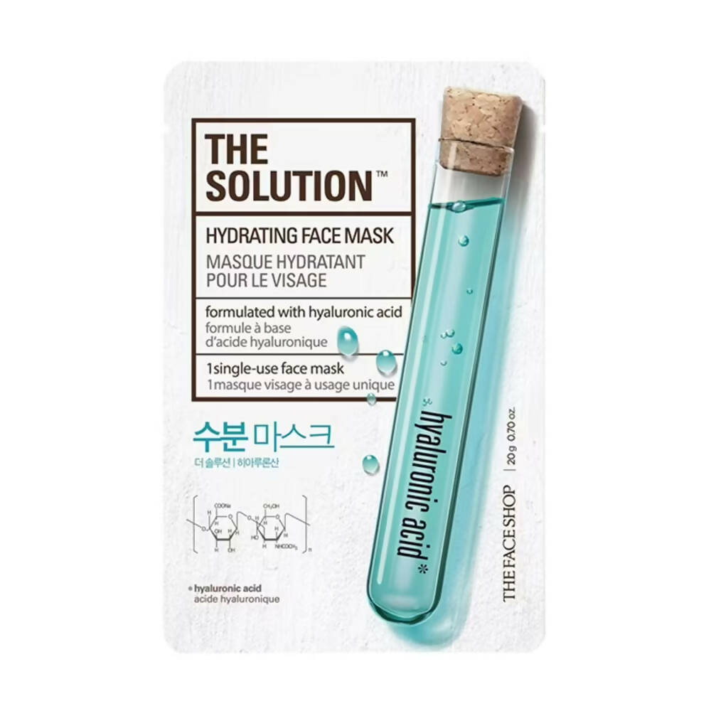 The Face Shop The Solution Hydrating Face Mask - Korean Skincare | Grocsy