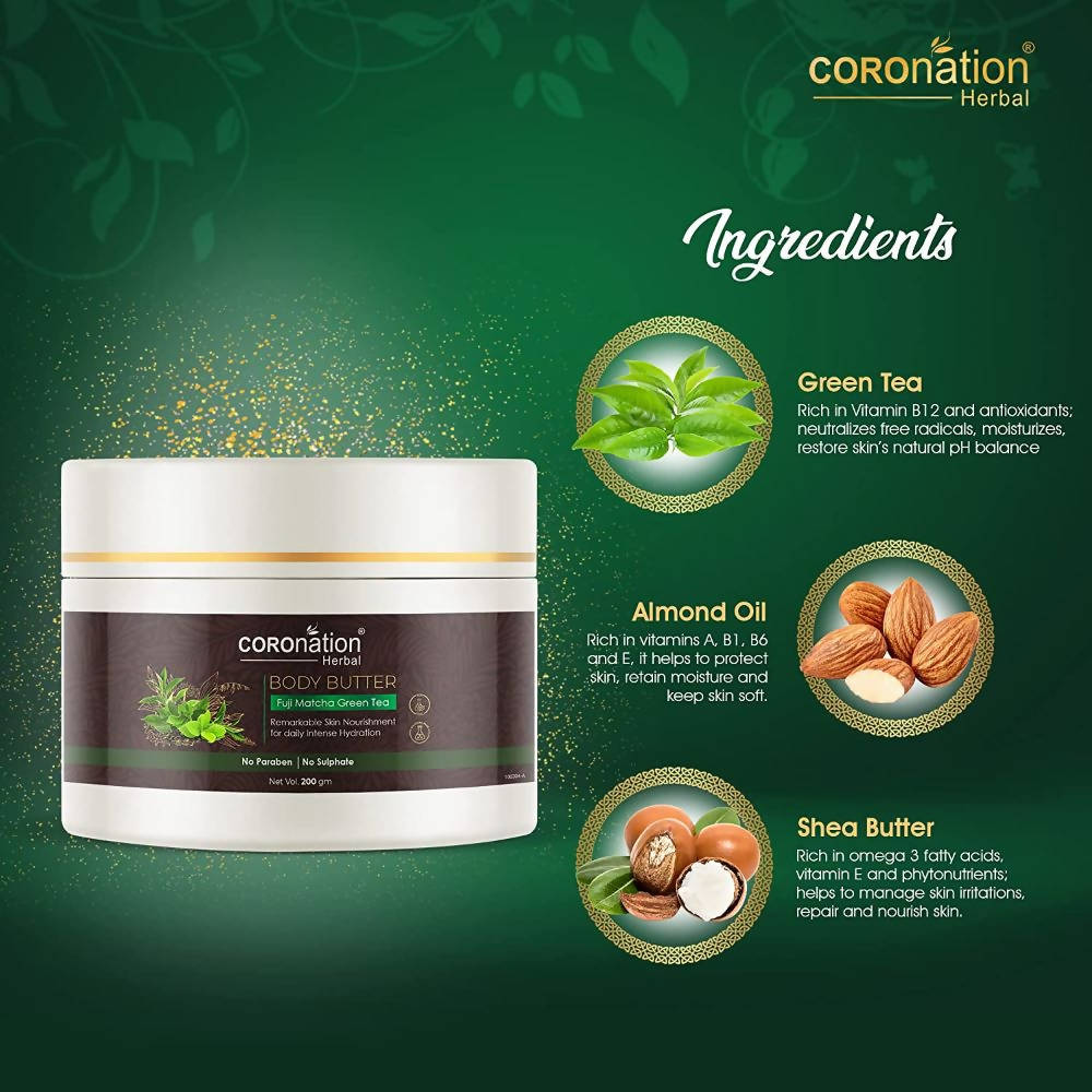 Coronation Herbal Fuji Matcha Green Tea Body Butter | Grocsy