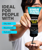 Bombay Shaving Company Activated Charcoal Peel Off Mask | Grocsy