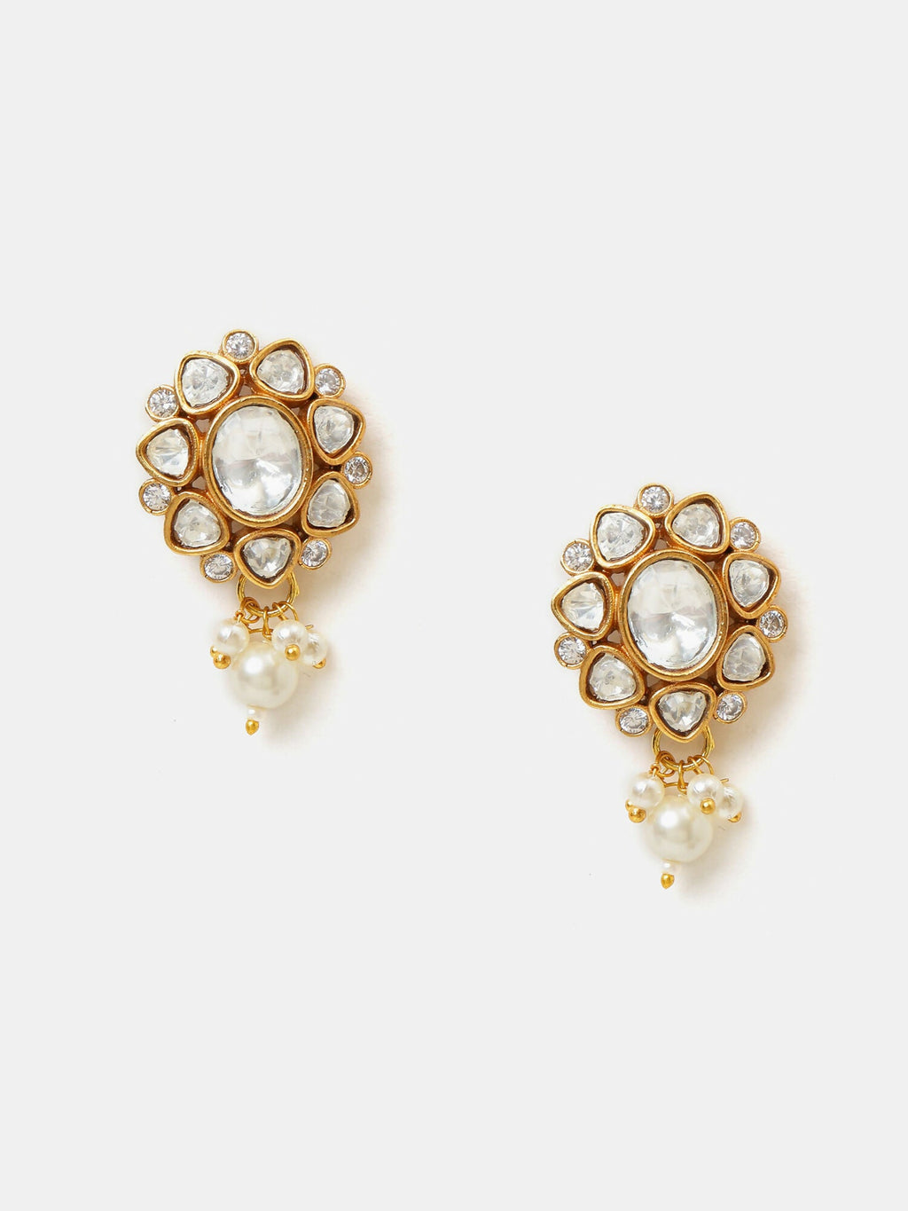 Ruby Raang Ivory Studs Earring | Grocsy
