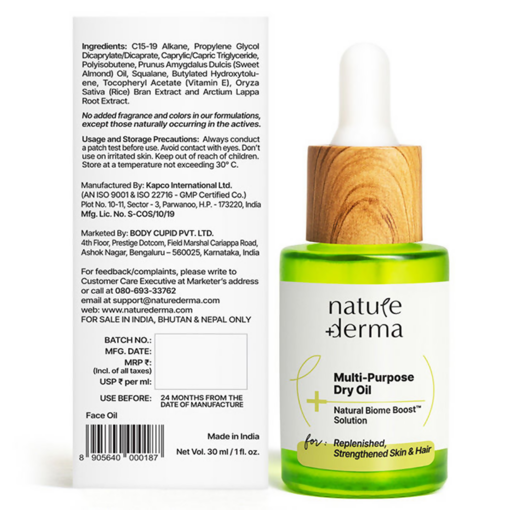 Nature Derma Multi-Purpose Dry Oil | Grocsy