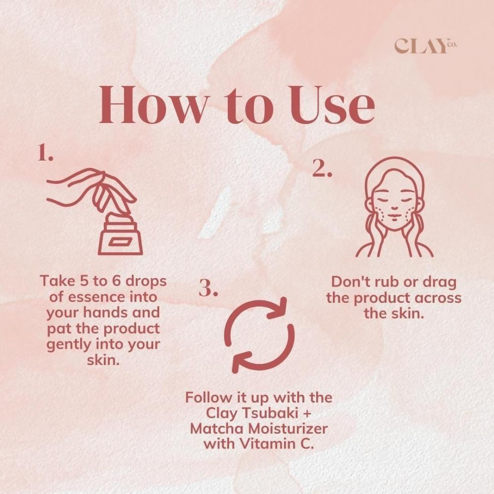 Clayco Sake Glass-Glow Essence Face Serum | Grocsy