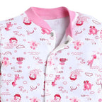 Daddy - G Rompers/Sleepsuits/Jumpsuit /Night Suits for New Born Babies - Pink | Grocsy