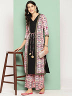 Ahalyaa Women's Traditional wear Kurta Set - Black | Grocsy