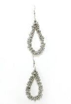 Mominos Fashion Johar Kamal Oxidised Silver-Plated Brass Finish Radha Kishan Long Necklace For Women | Grocsy