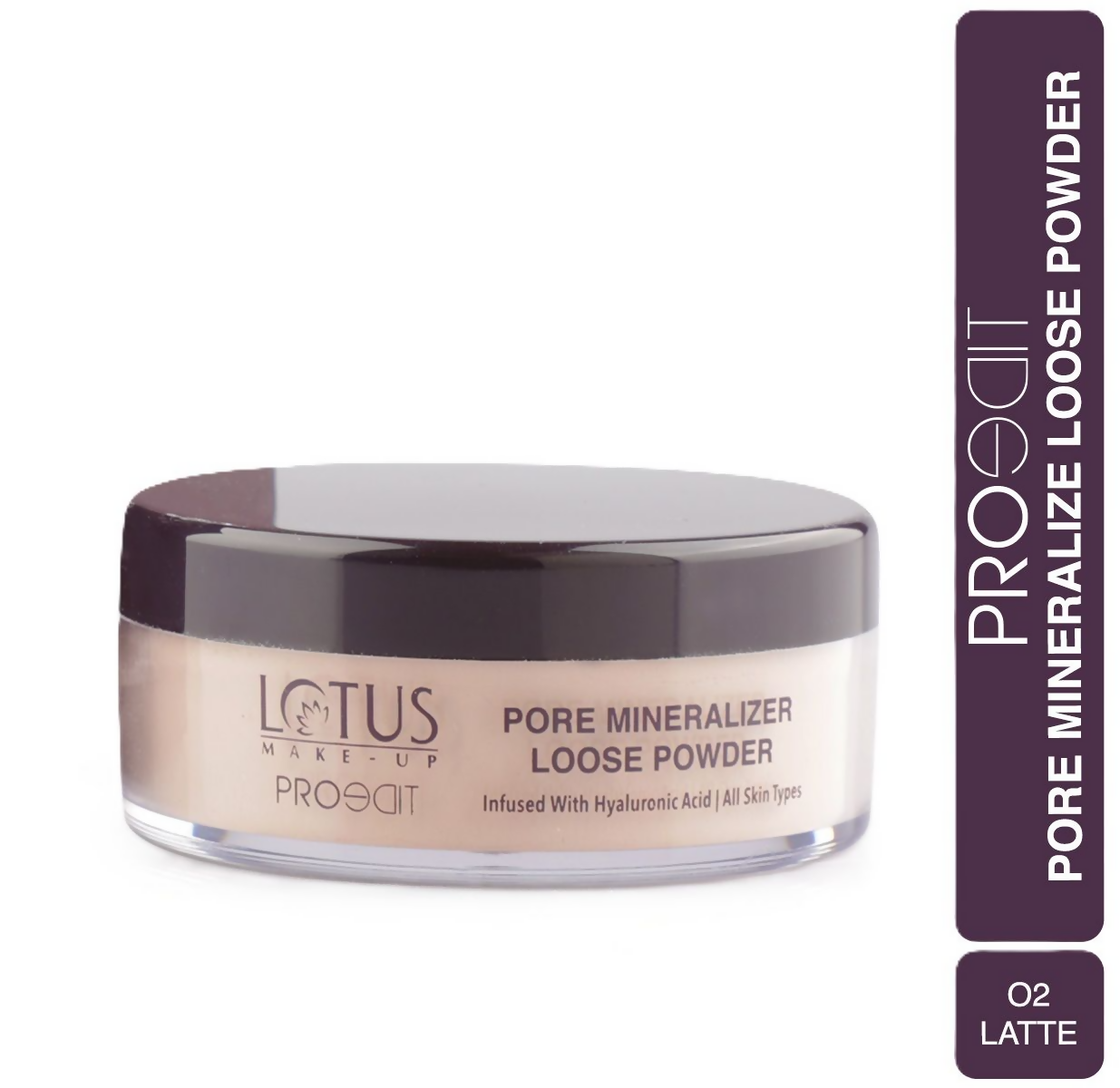 Lotus Make Up Proedit Pore Mineralize Loose Powder - 02 Latte | Grocsy