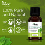 Vedic Naturals Peppermint Essential Oil | Grocsy