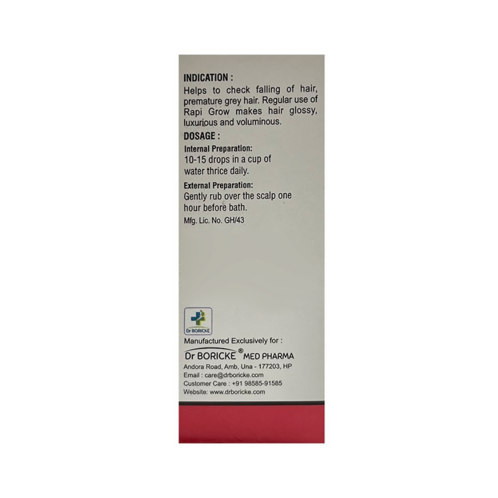 Dr Boricke Rapi Grow Oral Drops | Grocsy
