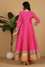 Joban Fashion Pink Silk Lehenga Set | Grocsy
