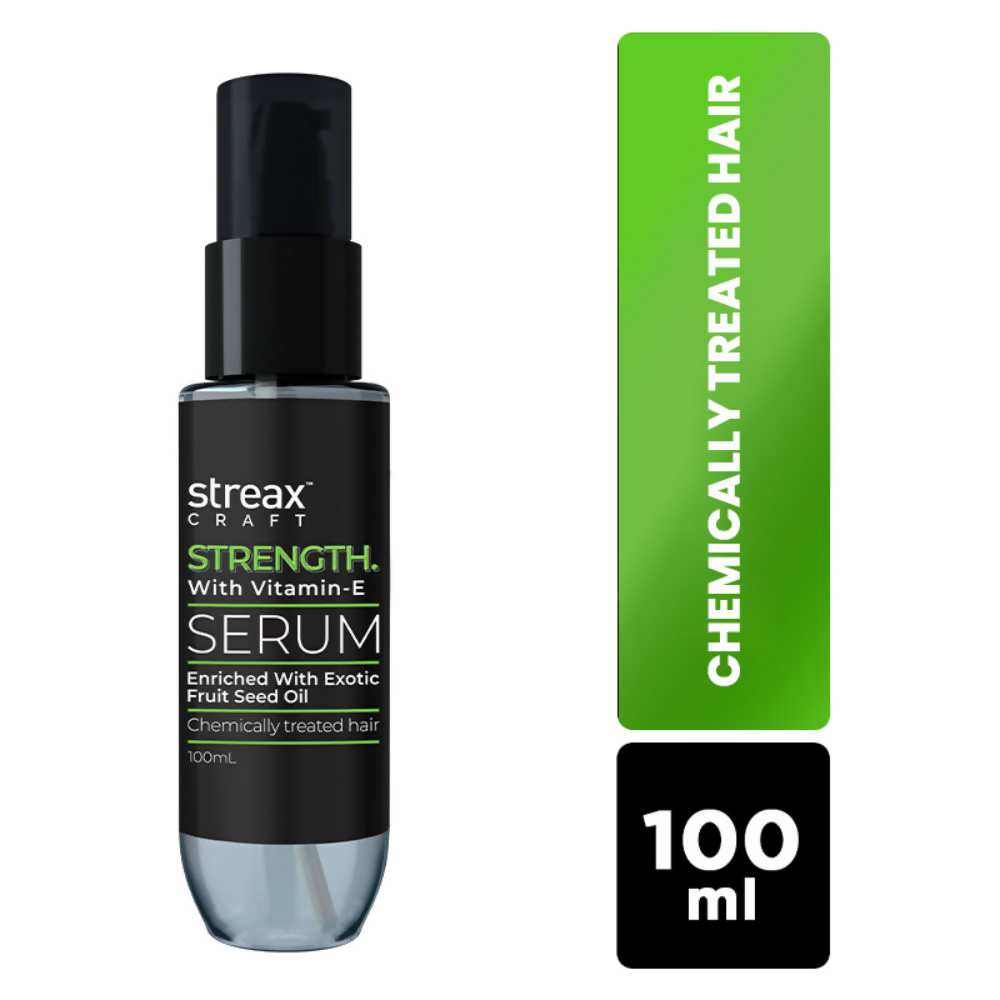 Streax Craft Strength Hair Serum For Chemically Treated Hair Strength With Vitamin-E | Grocsy