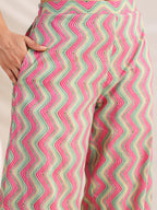 Janasya Sage Cambric Floral Co-Ords | Grocsy