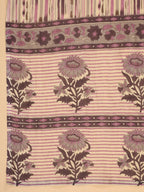 Janasya Regular Cotton Cream Floral Notch Neck Kurta,Bottom & Dupatta | Grocsy