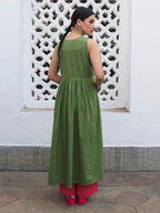 Janasya Light Cotton Solid A-Line Kurta Set | Grocsy