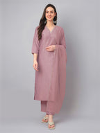 Janasya Bright Regular Kurta Set | Grocsy