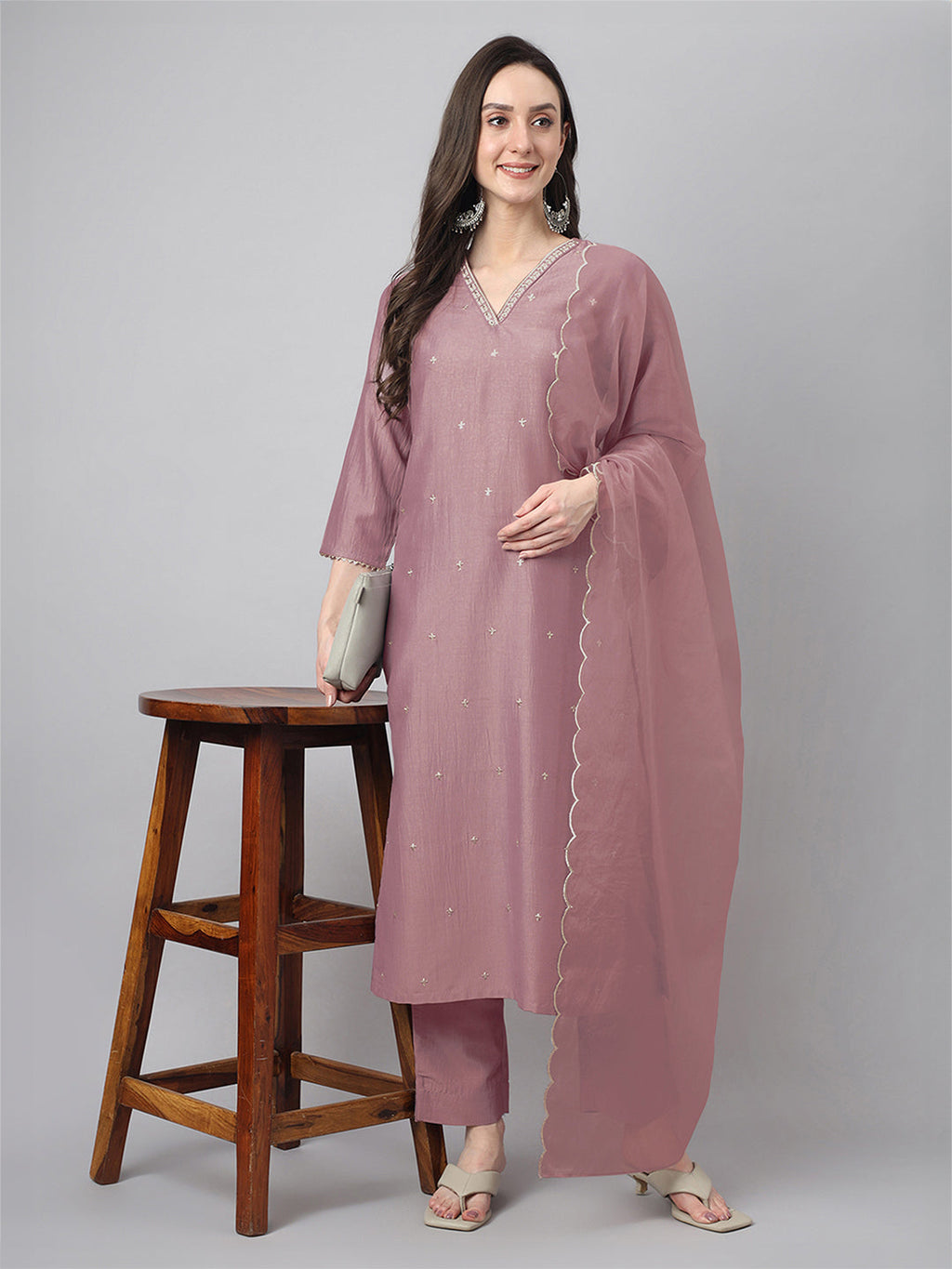 Janasya Bright Regular Kurta Set | Grocsy