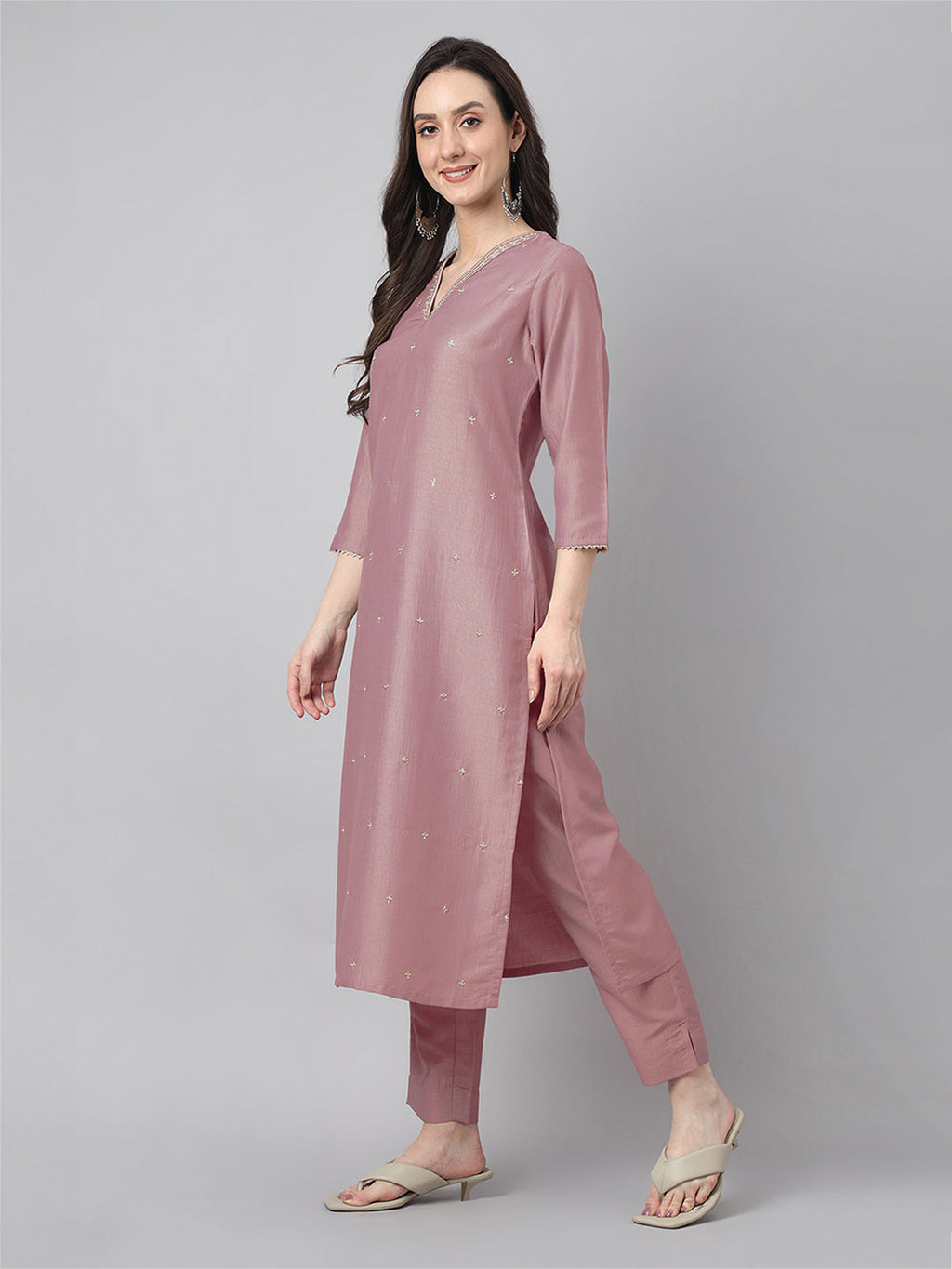 Janasya Bright Regular Kurta Set | Grocsy
