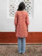 Janasya From Style Master Georgette Floral Regular Tunic | Grocsy
