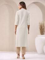 Janasya Light Cotton Solid Straight Kurta | Grocsy