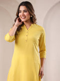 Janasya Light Cotton Solid Straight Kurta | Grocsy