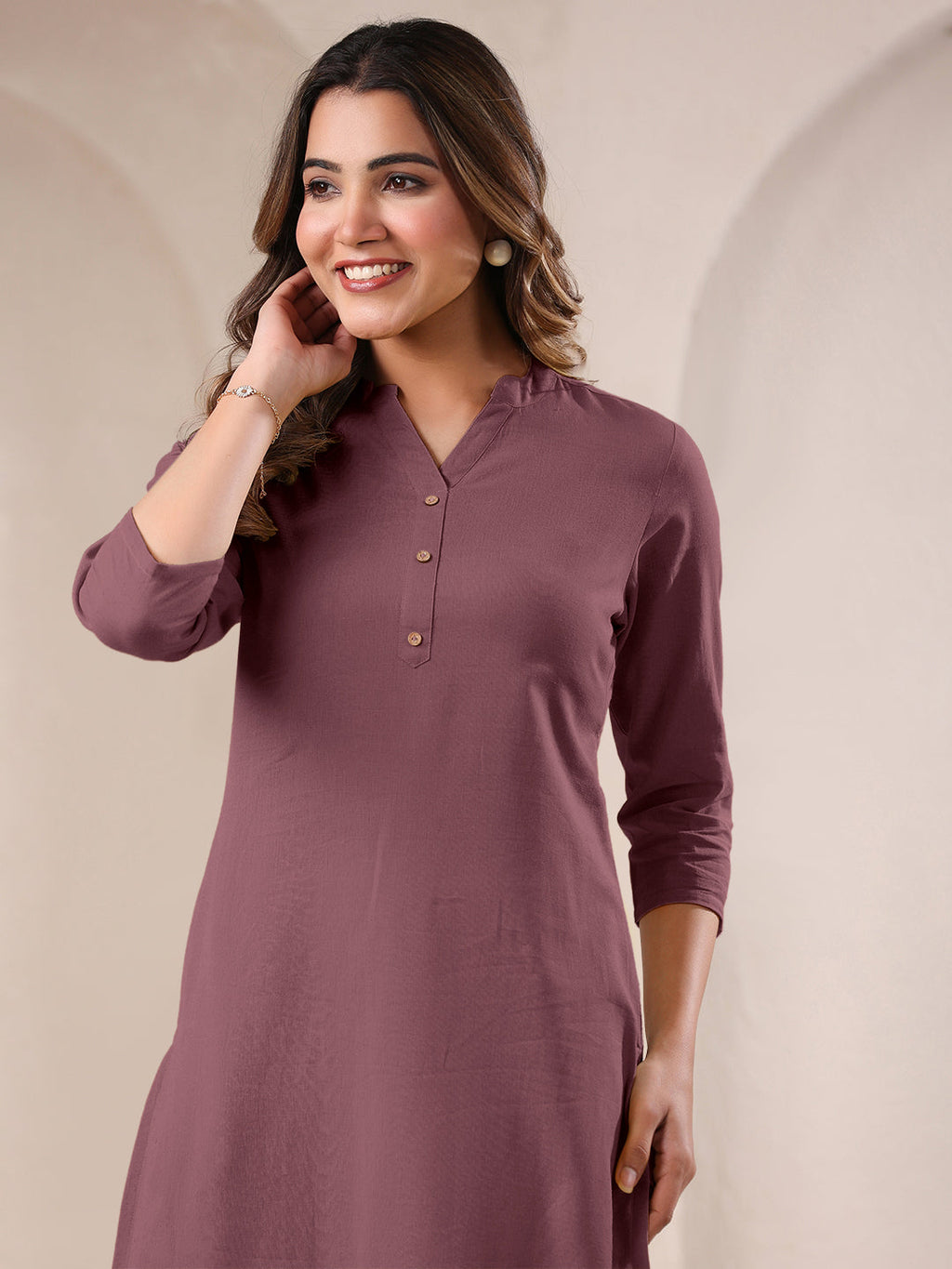 Janasya Light Cotton Solid Straight Kurta | Grocsy