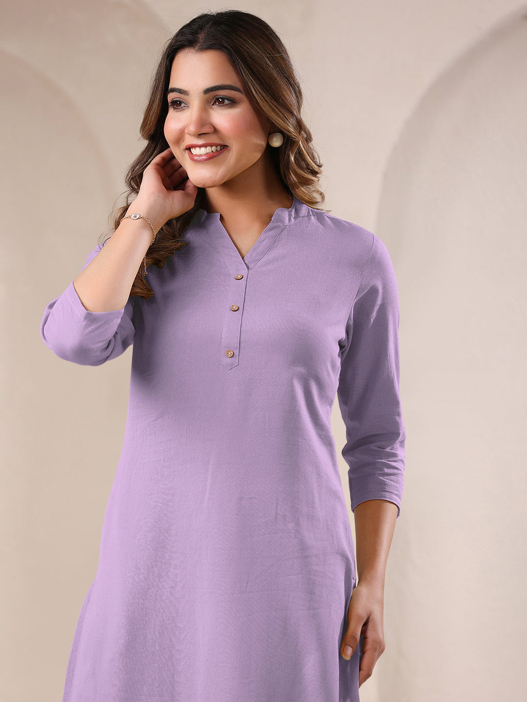 Janasya Light Cotton Solid Straight Kurta | Grocsy