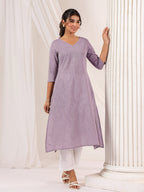 Janasya Light Cotton Solid Straight Kurta | Grocsy