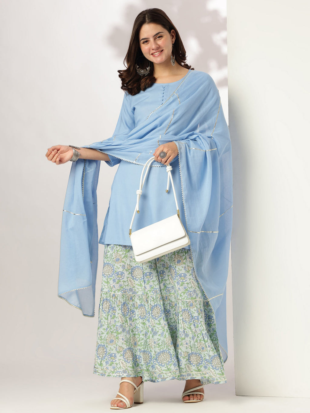 Janasya Light Rayon Solid Straight Kurta Set | Grocsy