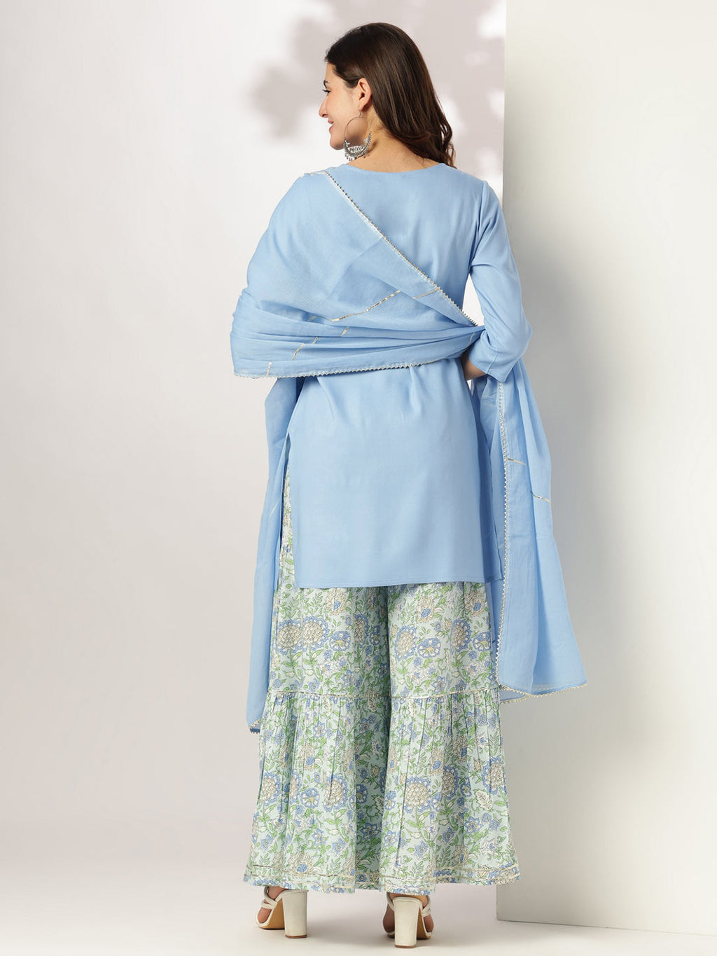 Janasya Light Rayon Solid Straight Kurta Set | Grocsy
