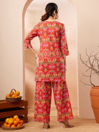 Janasya Multi Straight Cotton Co-Ords | Grocsy