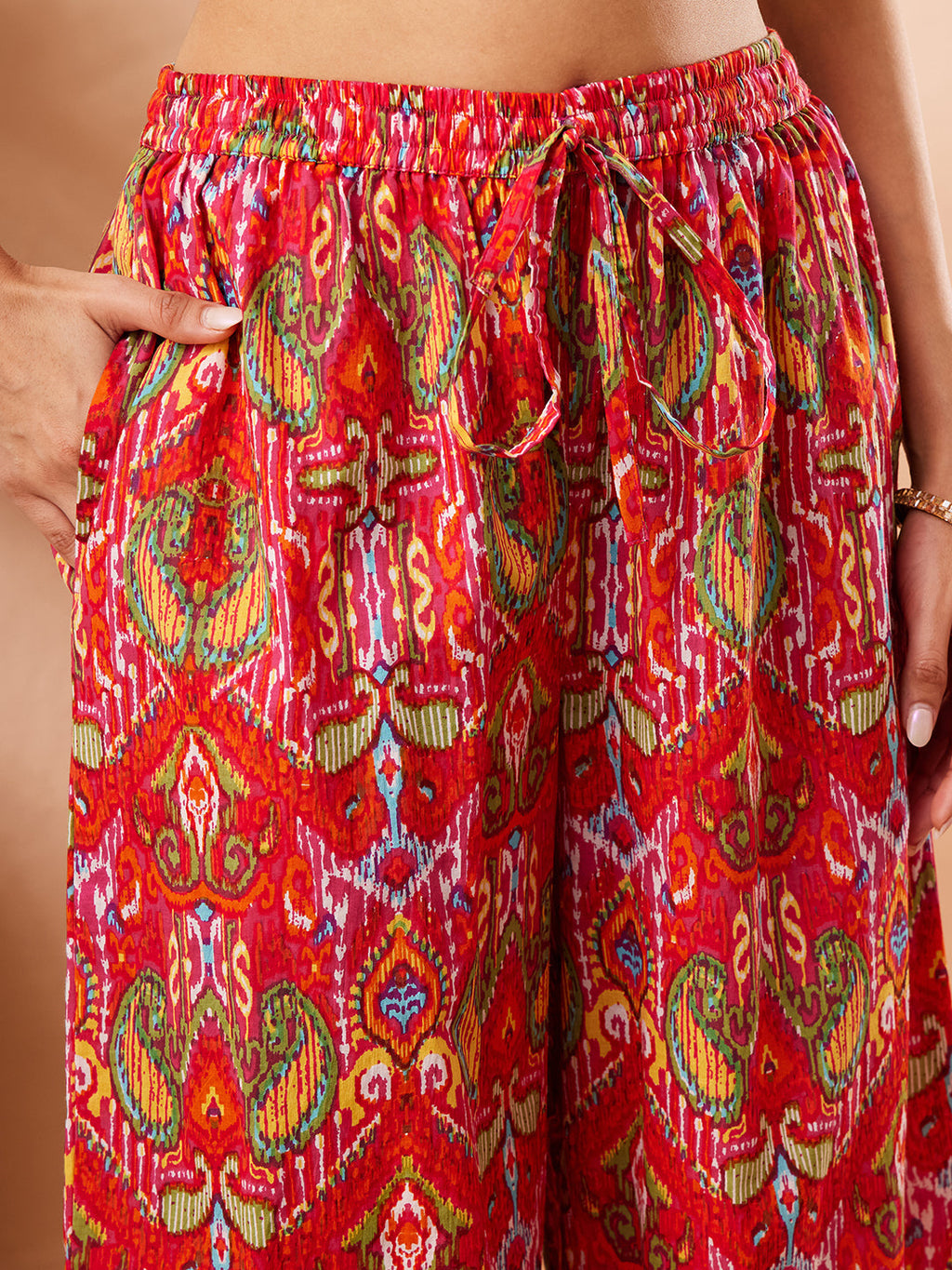 Janasya Multi Straight Cotton Co-Ords | Grocsy